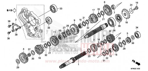 BOITE DE VITESSES CB1000RAD de 2013